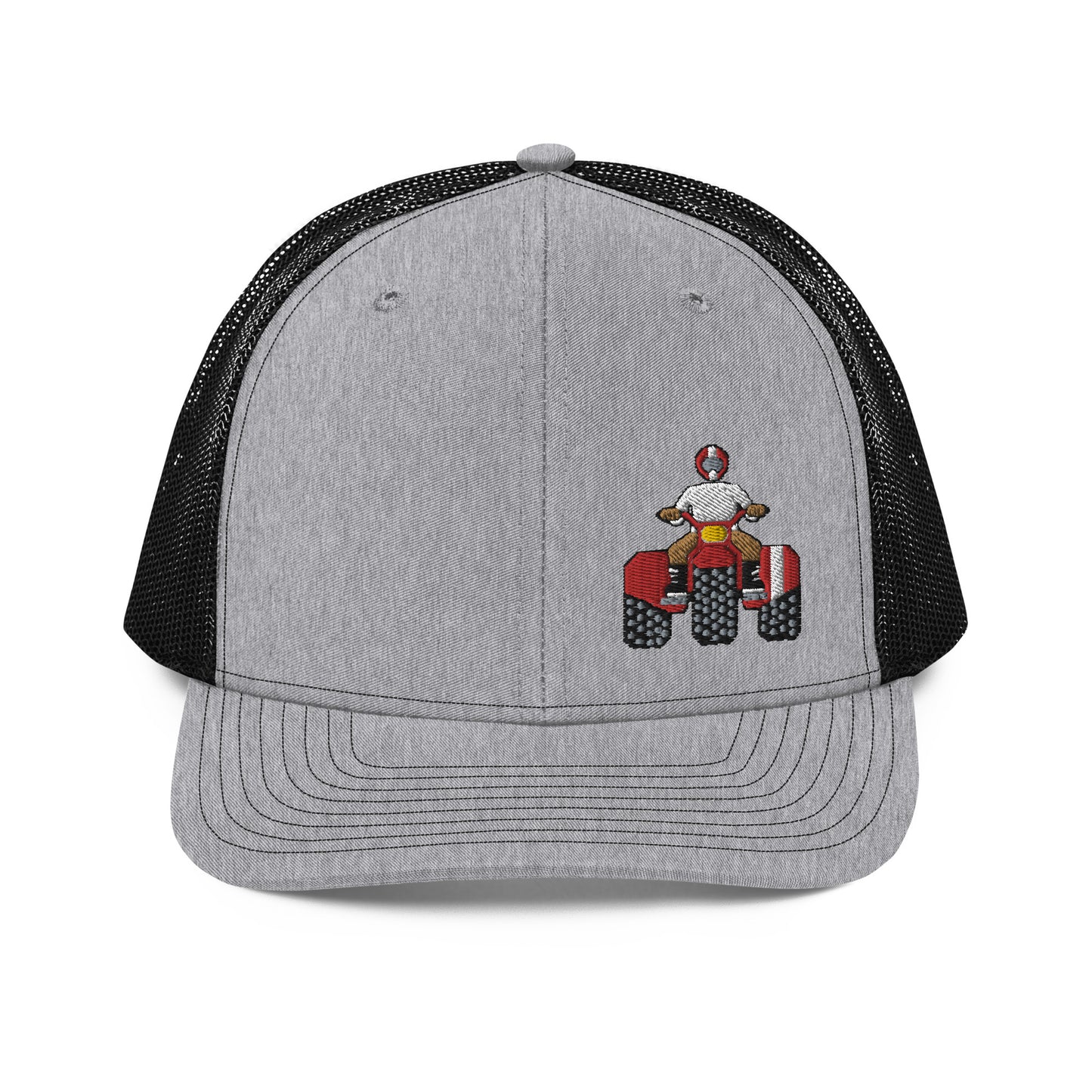 Red Retro Threewheeler Richardson 112 Trucker hat