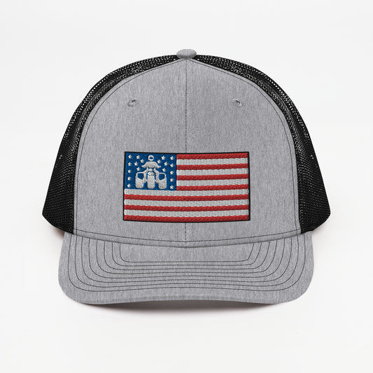 Threewheeler Flag Logo Richardson 112 Hat