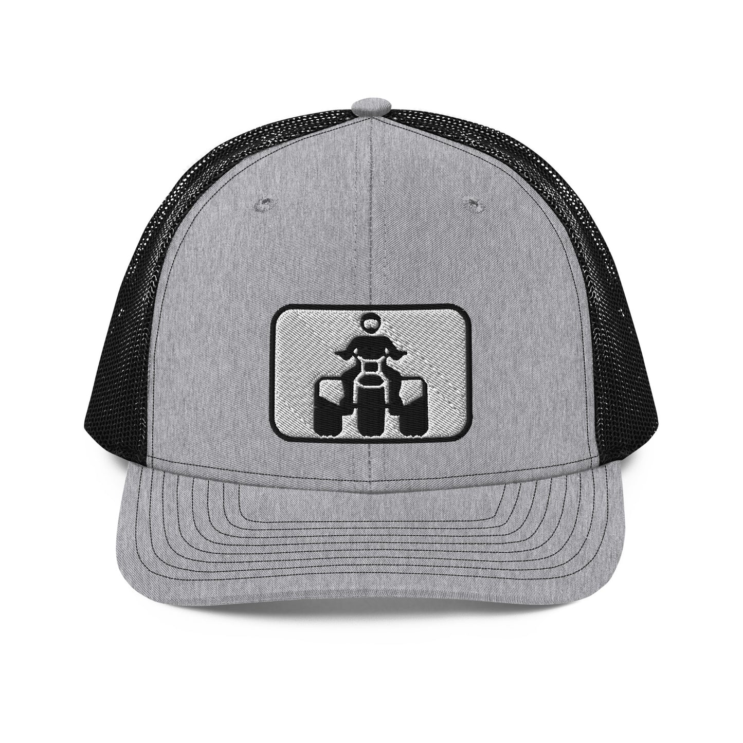 Black and White Threewheeler Richardson 112 Trucker Cap