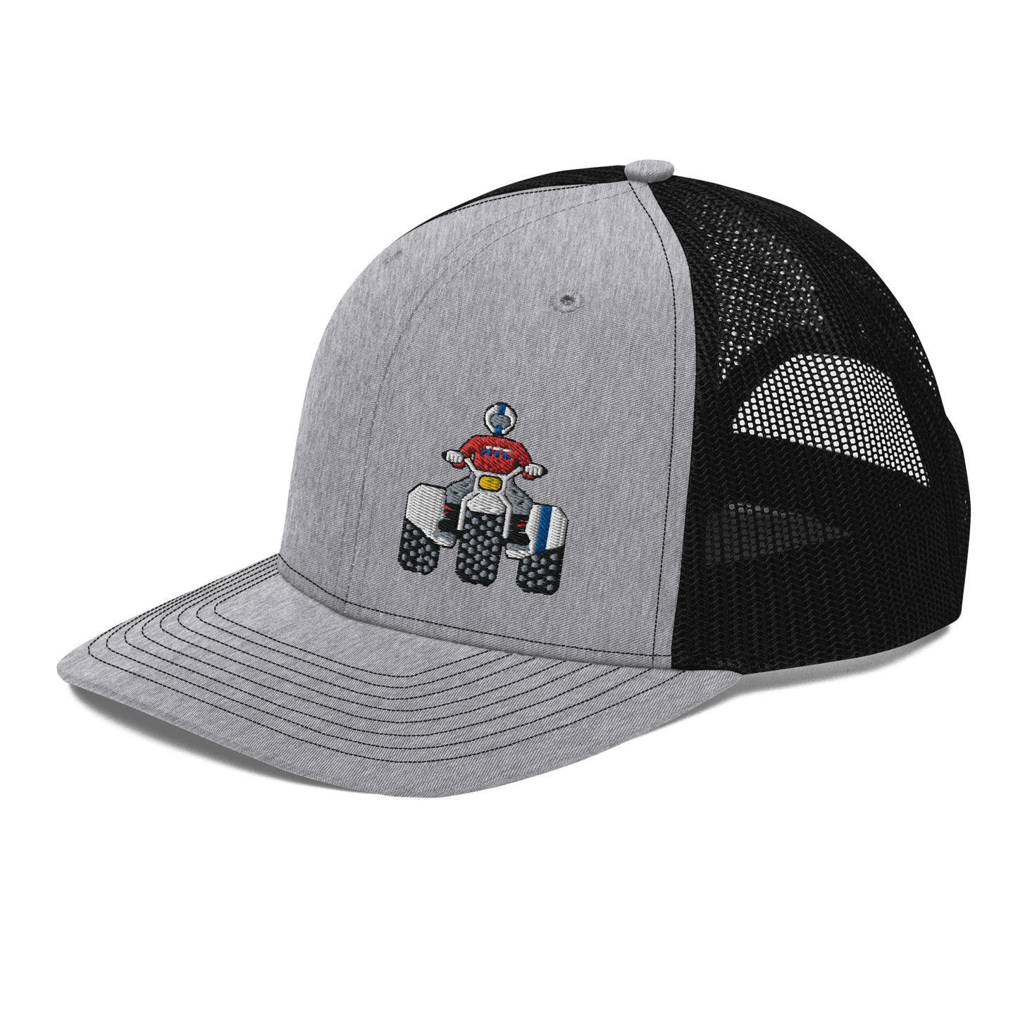 White Retro Threewheeler Richardson 112 Trucker Cap