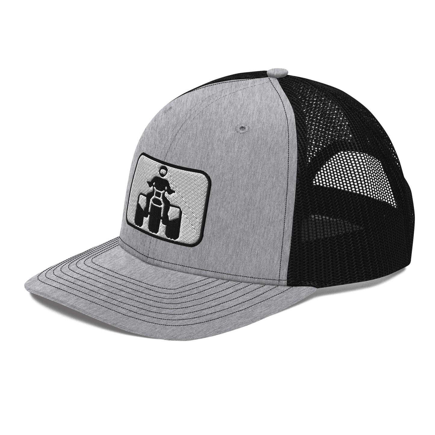 Black and White Threewheeler Richardson 112 Trucker Cap