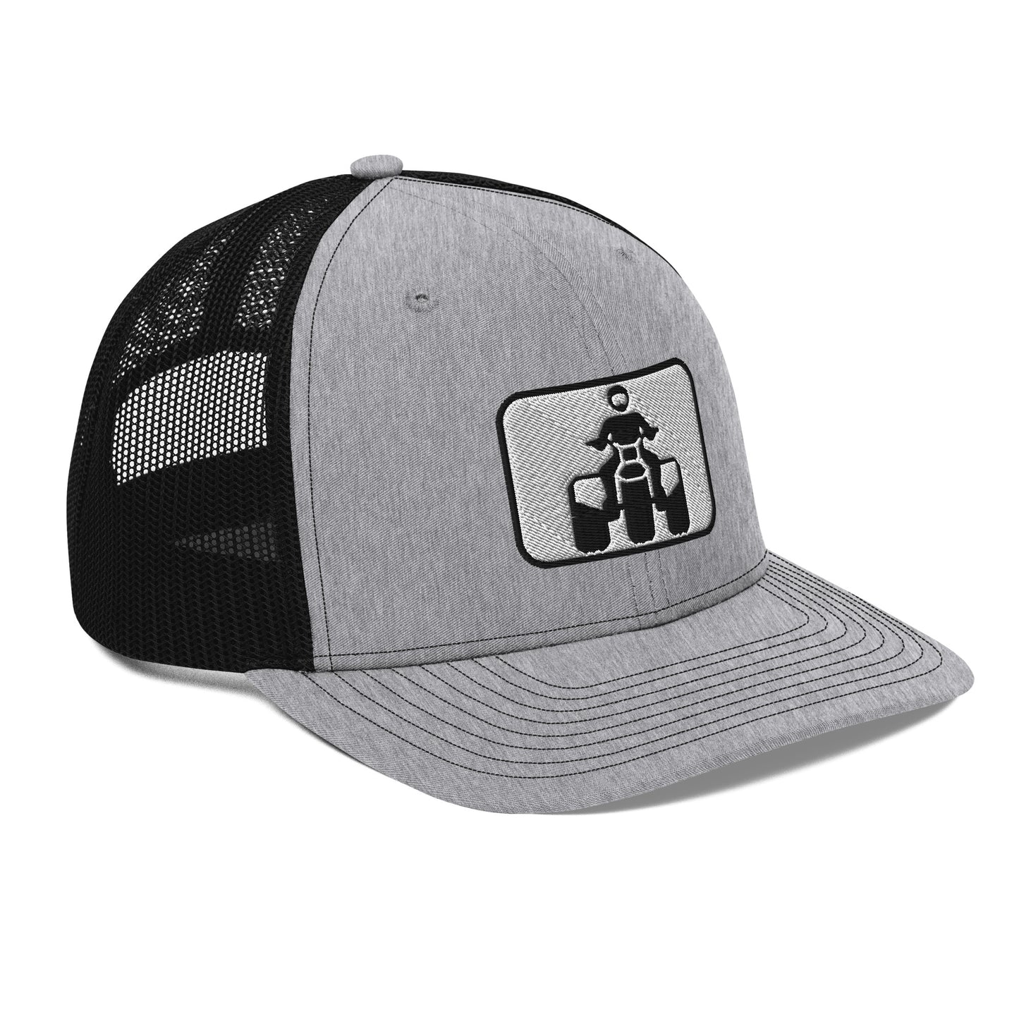 Black and White Threewheeler Richardson 112 Trucker Cap