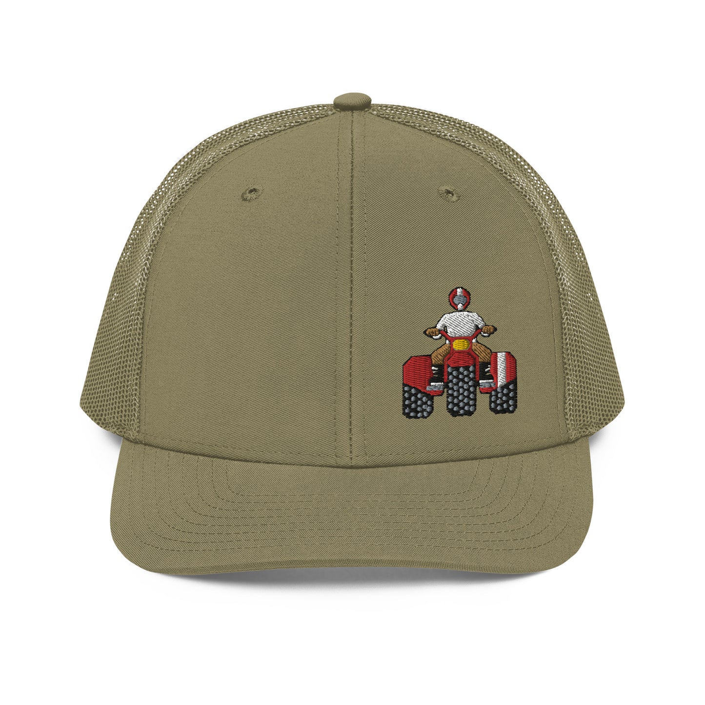 Red Retro Threewheeler Richardson 112 Trucker hat