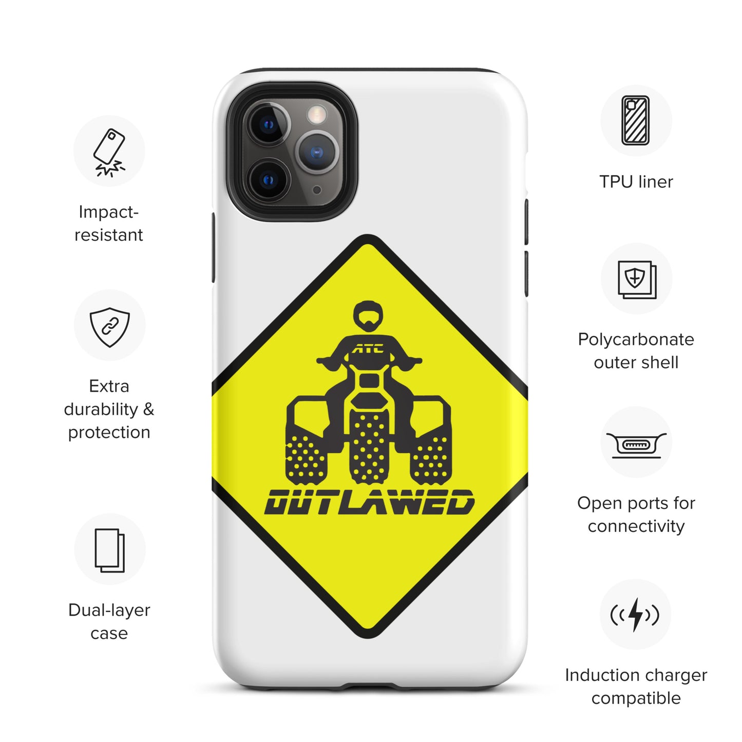 Street Sign Threewheeler Tough iPhone case