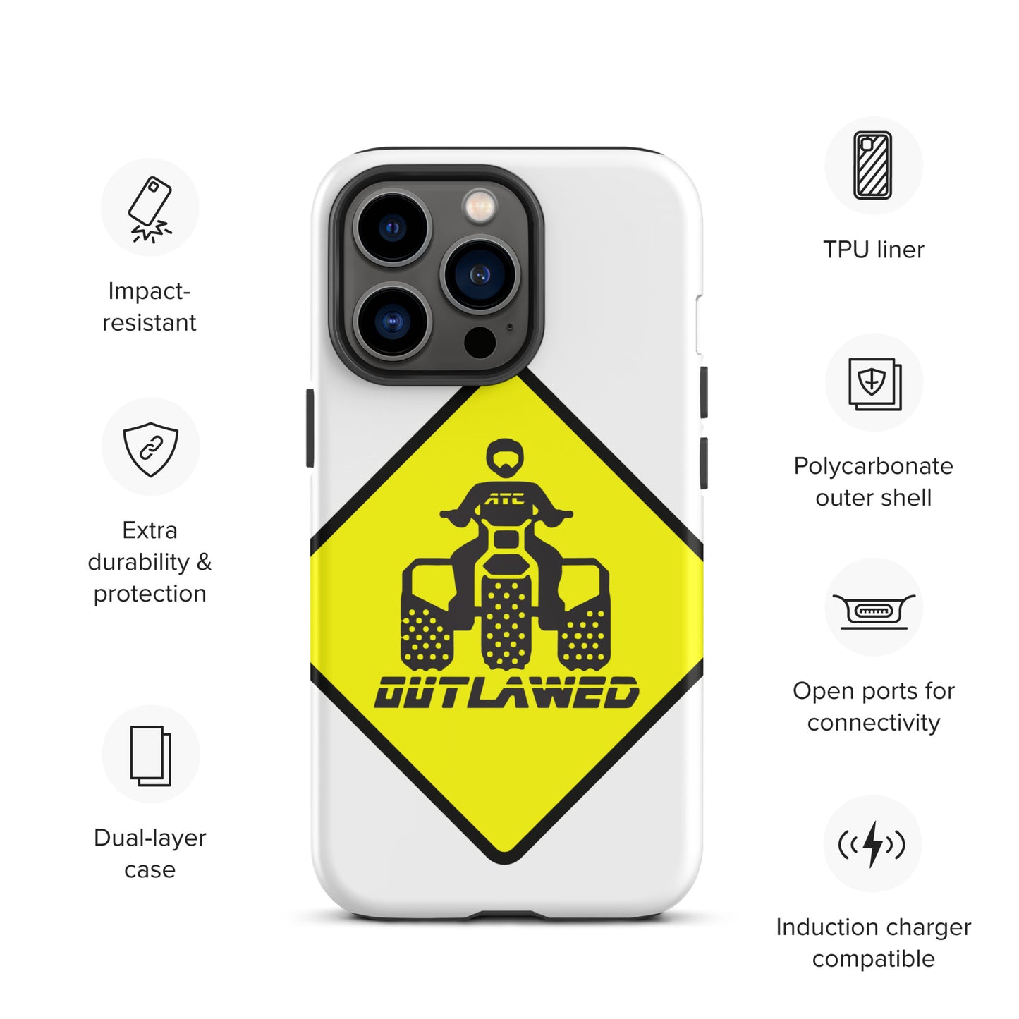 Street Sign Threewheeler Tough iPhone case