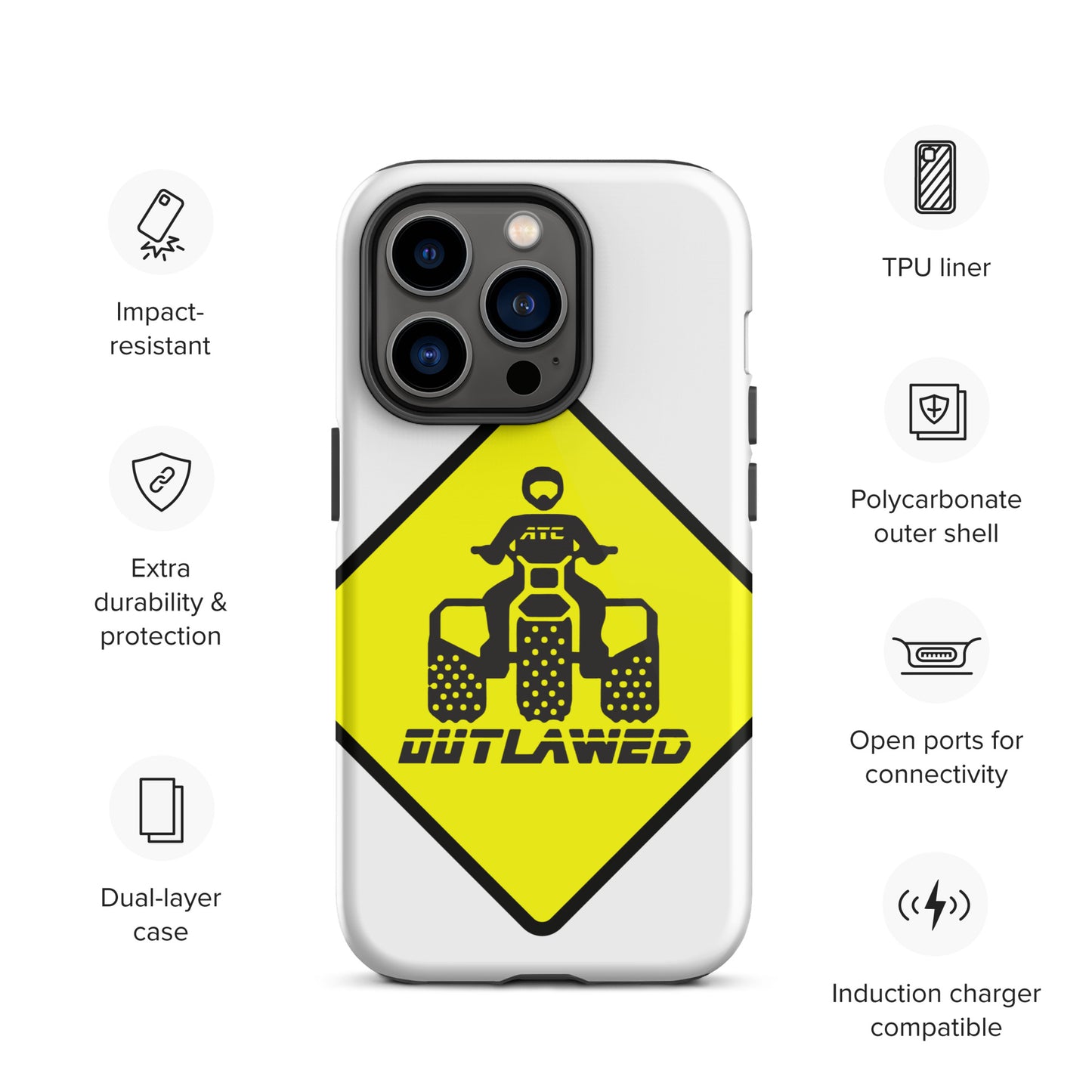 Street Sign Threewheeler Tough iPhone case