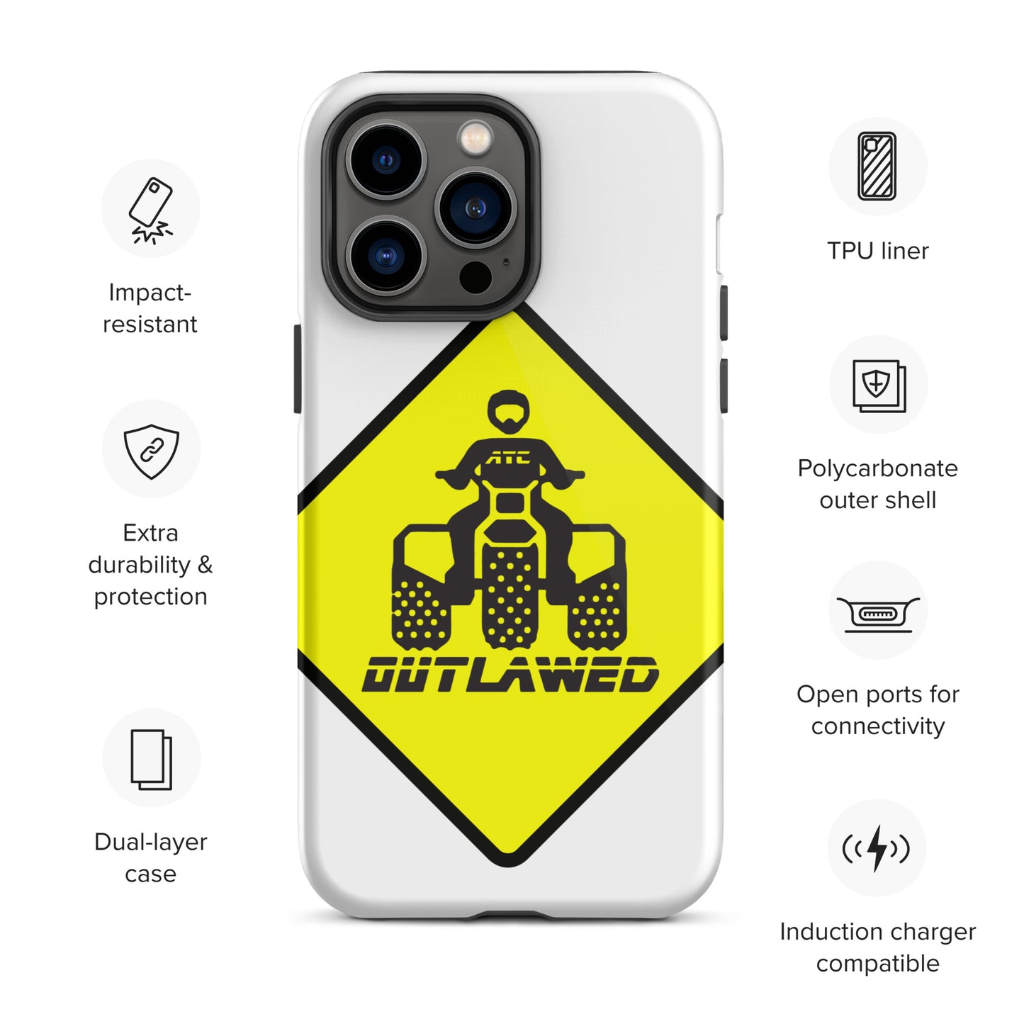 Street Sign Threewheeler Tough iPhone case