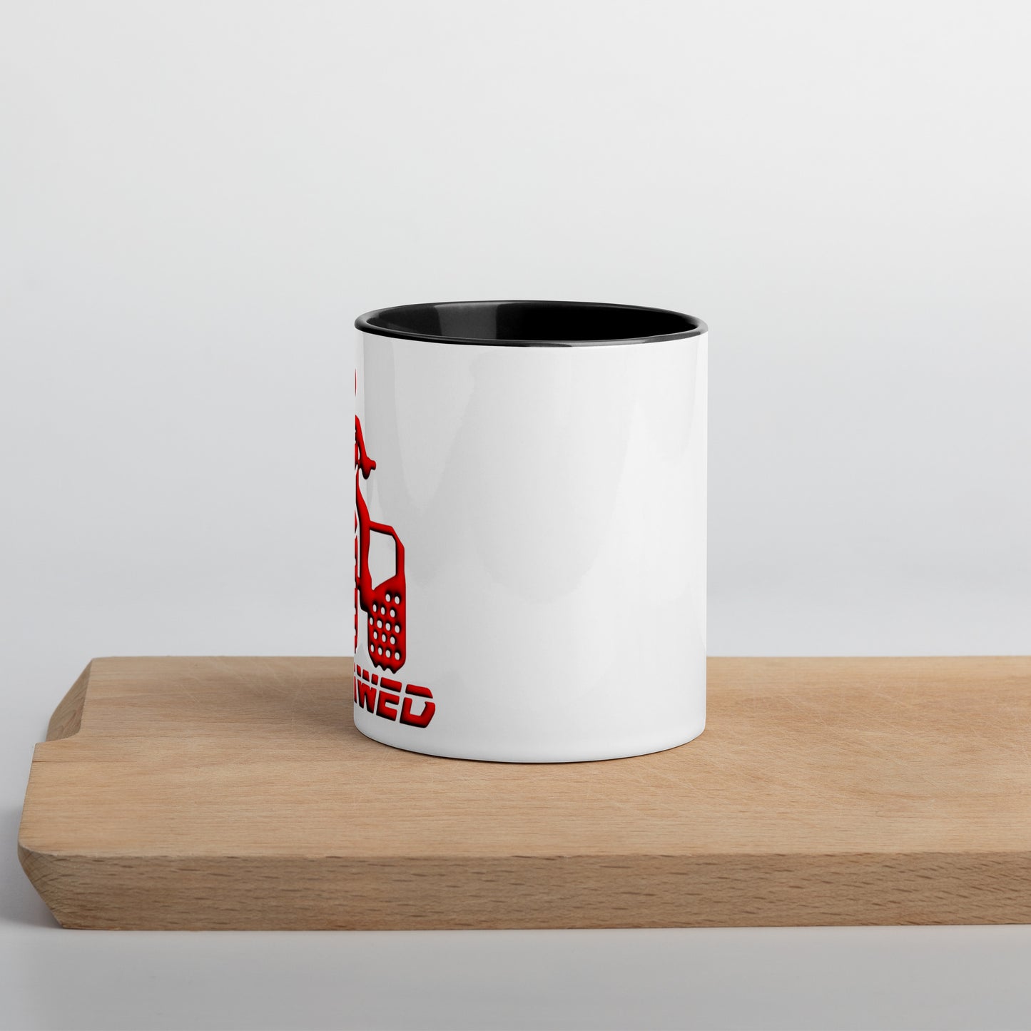 3d Original Threewheeler logo Mug with Color Inside