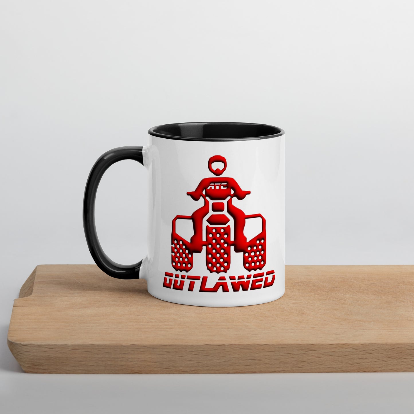 3d Original Threewheeler logo Mug with Color Inside