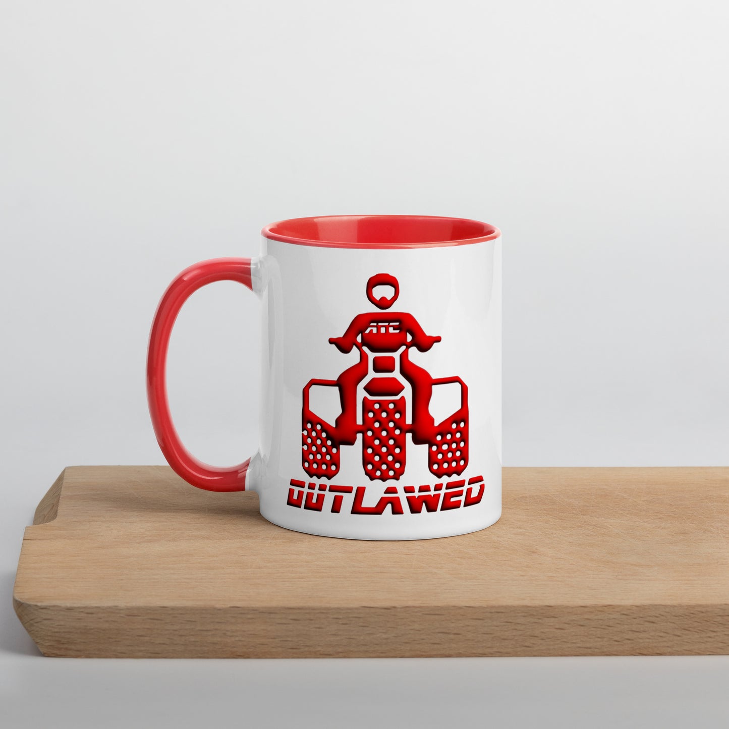 3d Original Threewheeler logo Mug with Color Inside